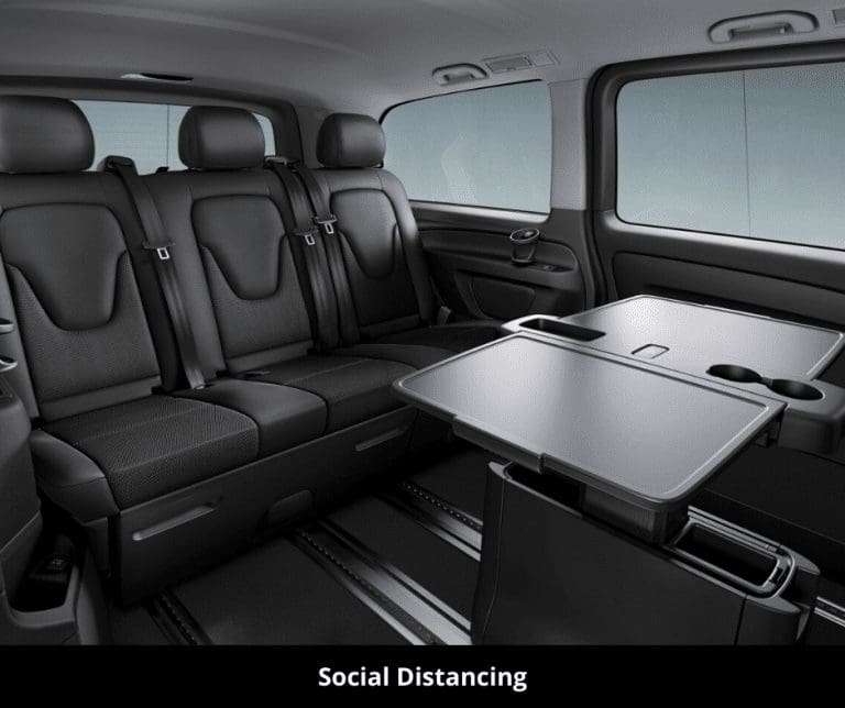 Social Distancing in Vehicles